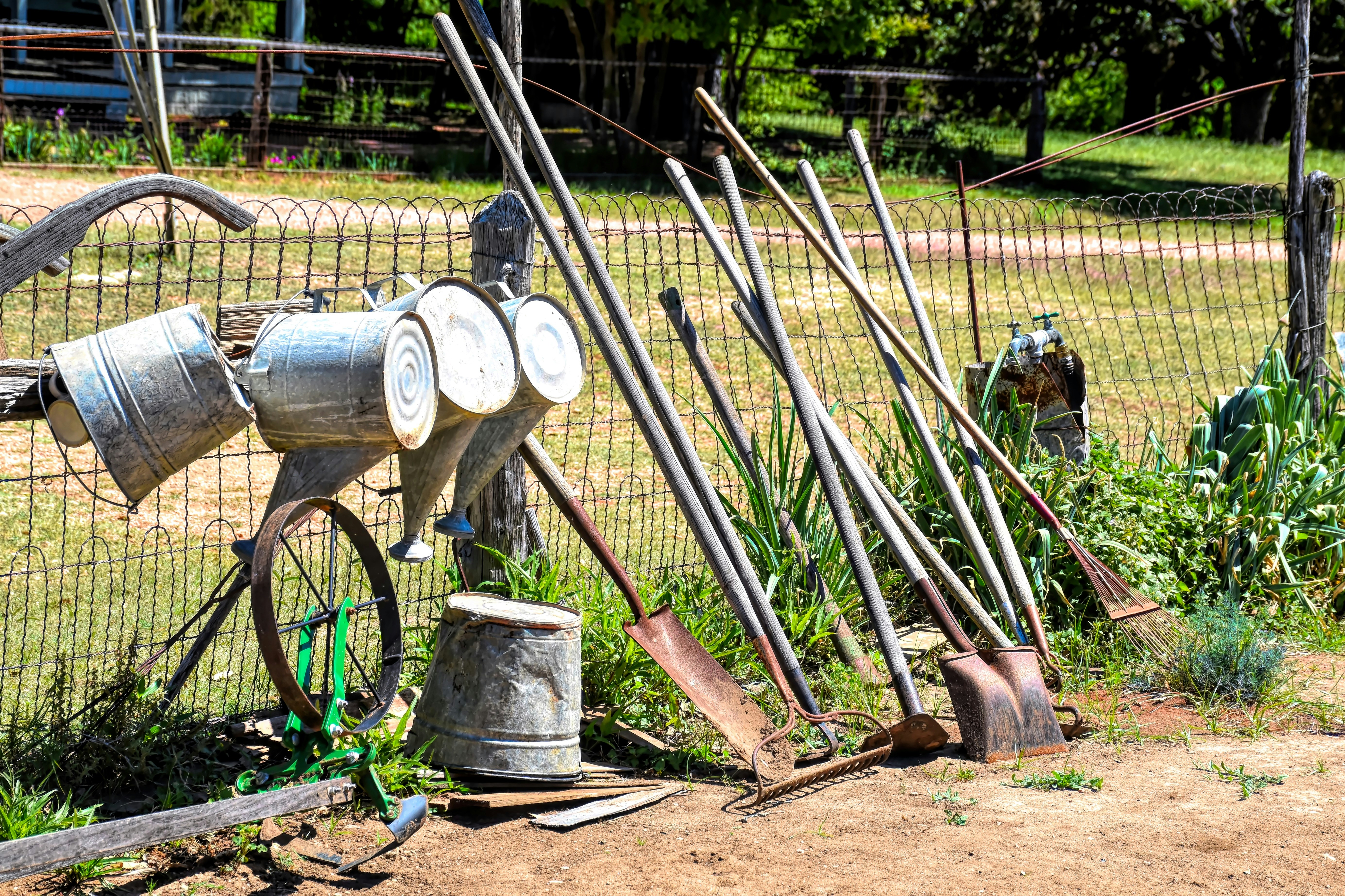 Various farm tools used daily